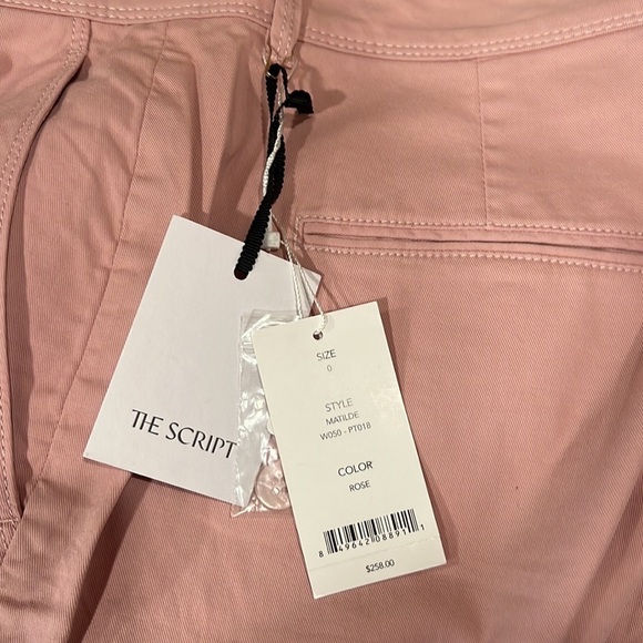NEW The Script Rose Pink Matilde Pants Size 0 - Picture 4 of 5